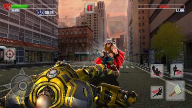 Flying Iron Hammer Superhero Survival截图3