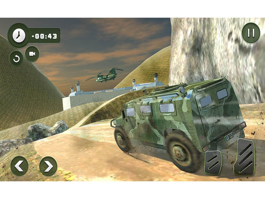 US Army Transporter Cruise Ship Driving Game截图1