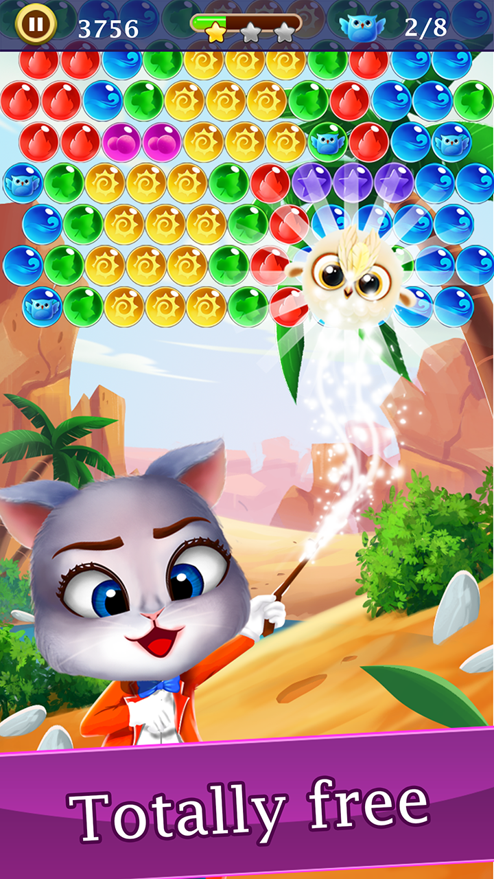 Panda Bubble Pop: Birds FREE截图5