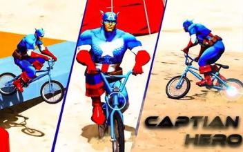 Superhero Bmx Racing Stunt: Mtb Bicycle Race Game截图5