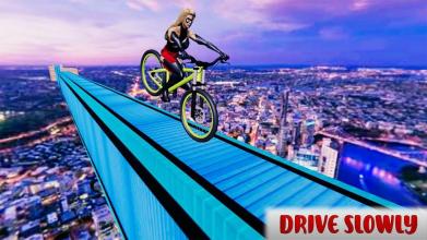 Superhero Impossible BMX Stunt Racer Freestyle 3D截图3