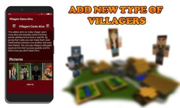 Villagers Come Alive for MCPE截图3