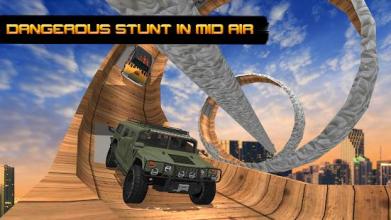 Vertical Mega Ramp Car Driving Stunts Simulator 3D截图3