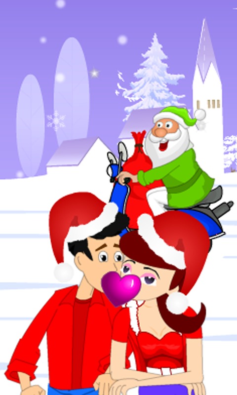 Funny Kiss Christmas Kiss截图2