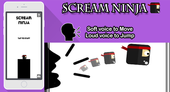 Scream Ninja go: sound game截图2