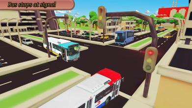 City Toon Bus Driving Game 2018截图2