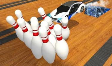 Realistic Car 3D Bowling Master & Car Driver Stunt截图3