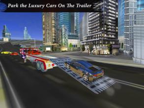 Car Transporter Truck : Heavy Trailer Parking Game截图5