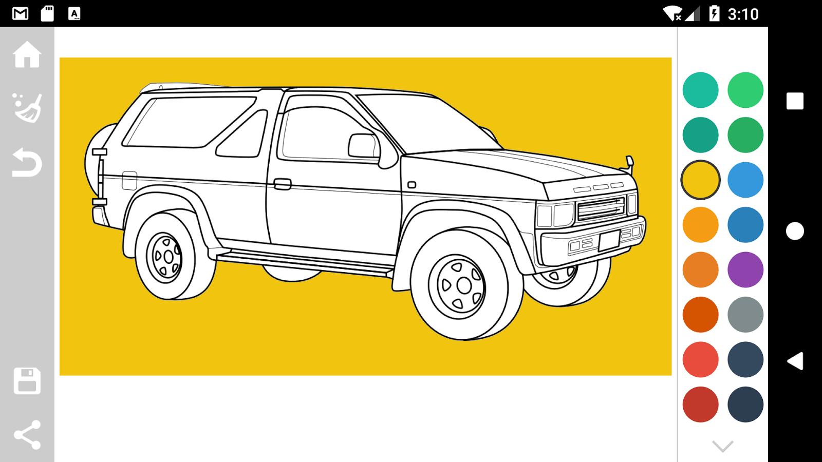 Japanese Cars Coloring Book截图3