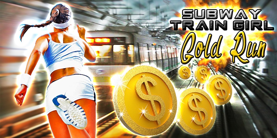 Subway Train Girl Gold Run截图1