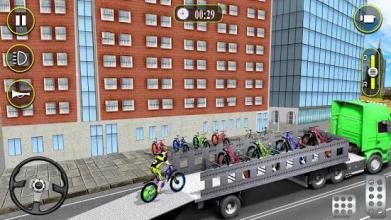 Bicycle Transport Truck Drive 2018截图3