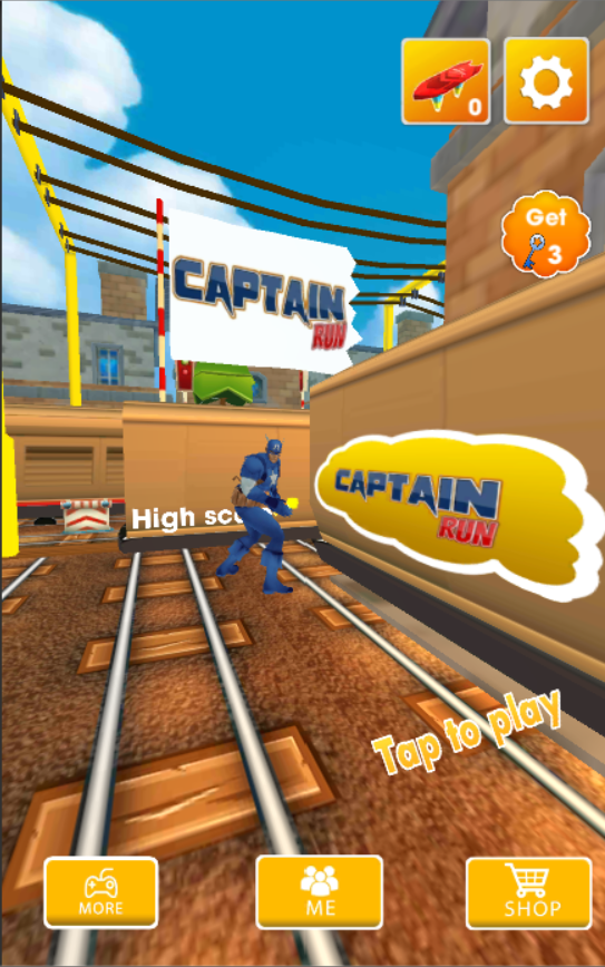 Subway Captain Run 3: Endless Surfing Adventure截图4