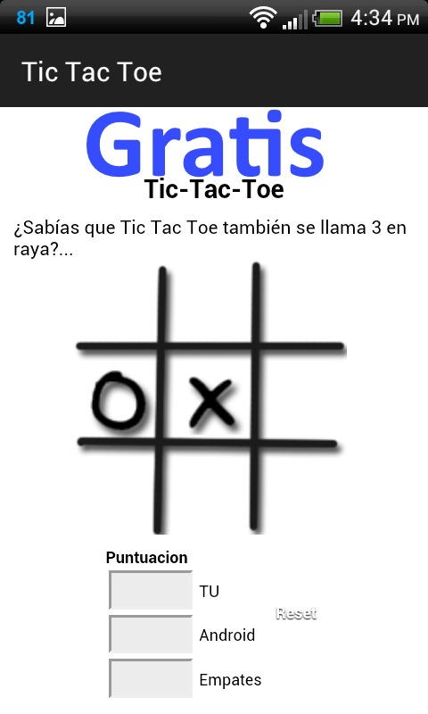 Tic Tac Toe Clasico Juego截图2