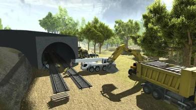 Train Construction Crane Simulator 17 & Builder 3D截图1