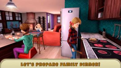 Real Family Babysitter Helping Mom Simulator 3D截图1