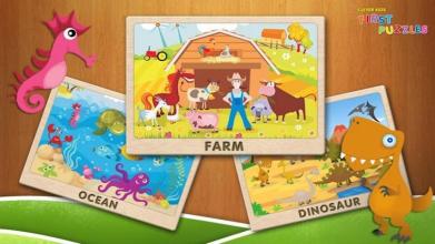 Animals jigsaw puzzle learn world截图2