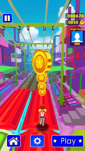 Subway Surf Running Track截图4