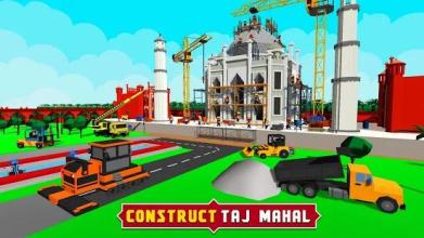 Taj Mahal Construction Games截图5