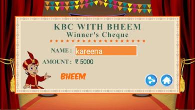 New KBC in Hindi 2018 with Bheem : Trivia Quiz截图1