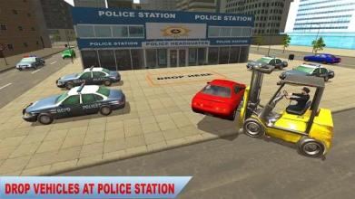 Police Driver Forklift Simulator Game截图4