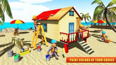 Island Beach Hut Construction截图1