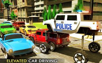 Elevated Police Car Driving Games: Smash Bandit截图3