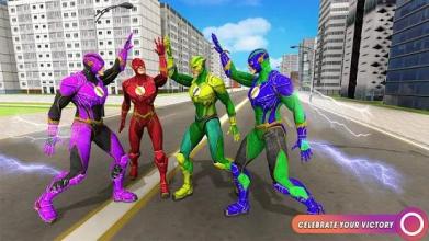 Speed Flash Superhero Fighting City Rescue截图3