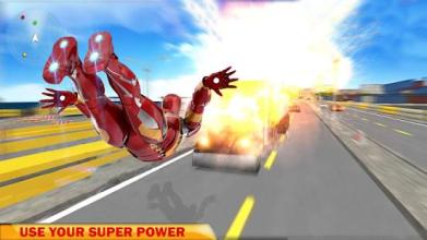 Flying Amazing Iron Spider Superhero Fighting截图2