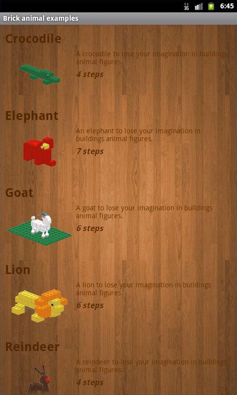 Lego animal examples截图1