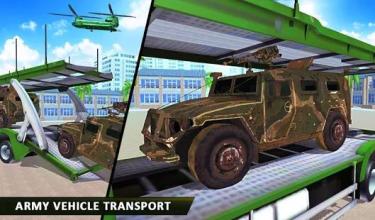 US Army Cargo Plane Transport Offroad Truck Game截图3