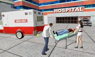 Ambulance Rescue Game Simulator 2018截图1