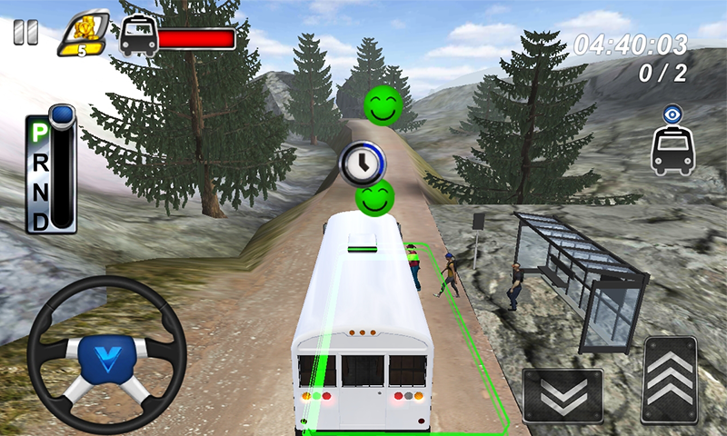 Offroad Tourist Bus Hill Climb截图3