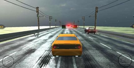 Endless Car Racing on Highway in Heavy Traffic截图2