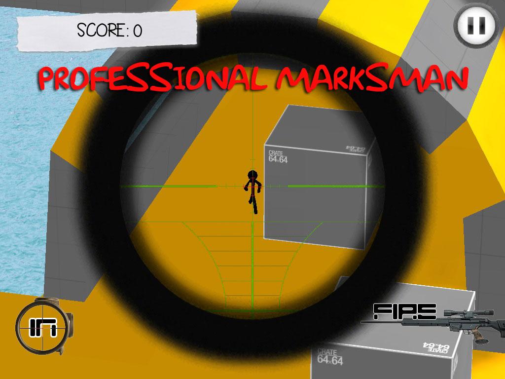 Pro Sniper Stickman War截图5