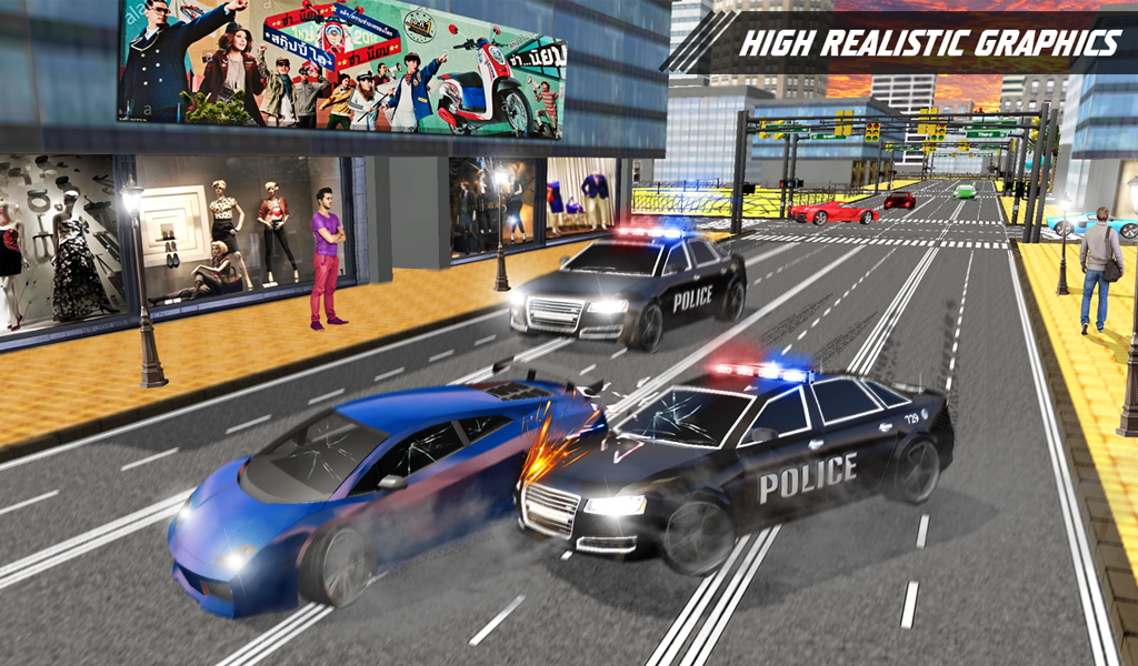 NY Police Patrol: Crime City Gangster Car Chase截图2