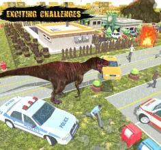 Monster Dinosaur City Attack & Destruction Sim截图2