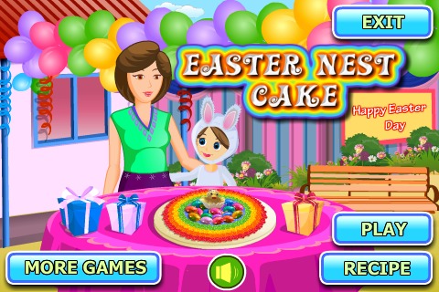 Easter Nest Cake Cooking截图4