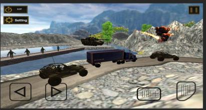 Massive Tank War Army Truck Simulator截图3