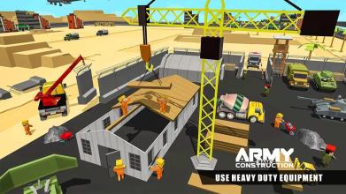 军队基地生成器工艺3D：建设模拟器截图1