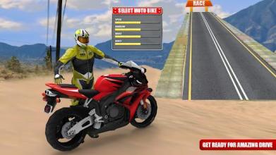 Impossible Moto Bike Stunt Racing Tracks截图3