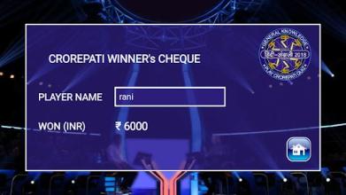 Crorepati Quiz 2018 in Hindi & English : India GK截图1