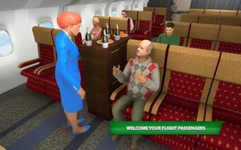 Virtual Flight Attendant Air Hostess Simulator 3D截图2