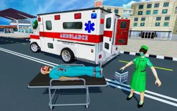 Ambulance Rescue Game Simulator 2018截图5