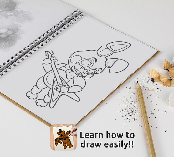 Learn how to draw FNAF截图2