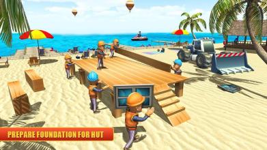 Island Beach Hut Construction截图4