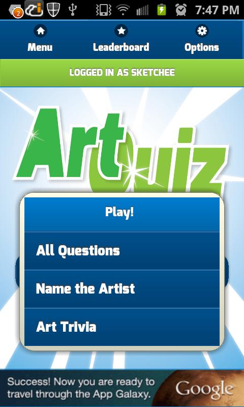 Art Quiz Trivia Toy截图3