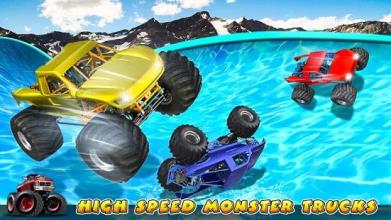 Xtreme Monster Truck Waterslide Race截图4