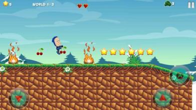 Ninja Hattori Shooter jump run in the jungle截图1