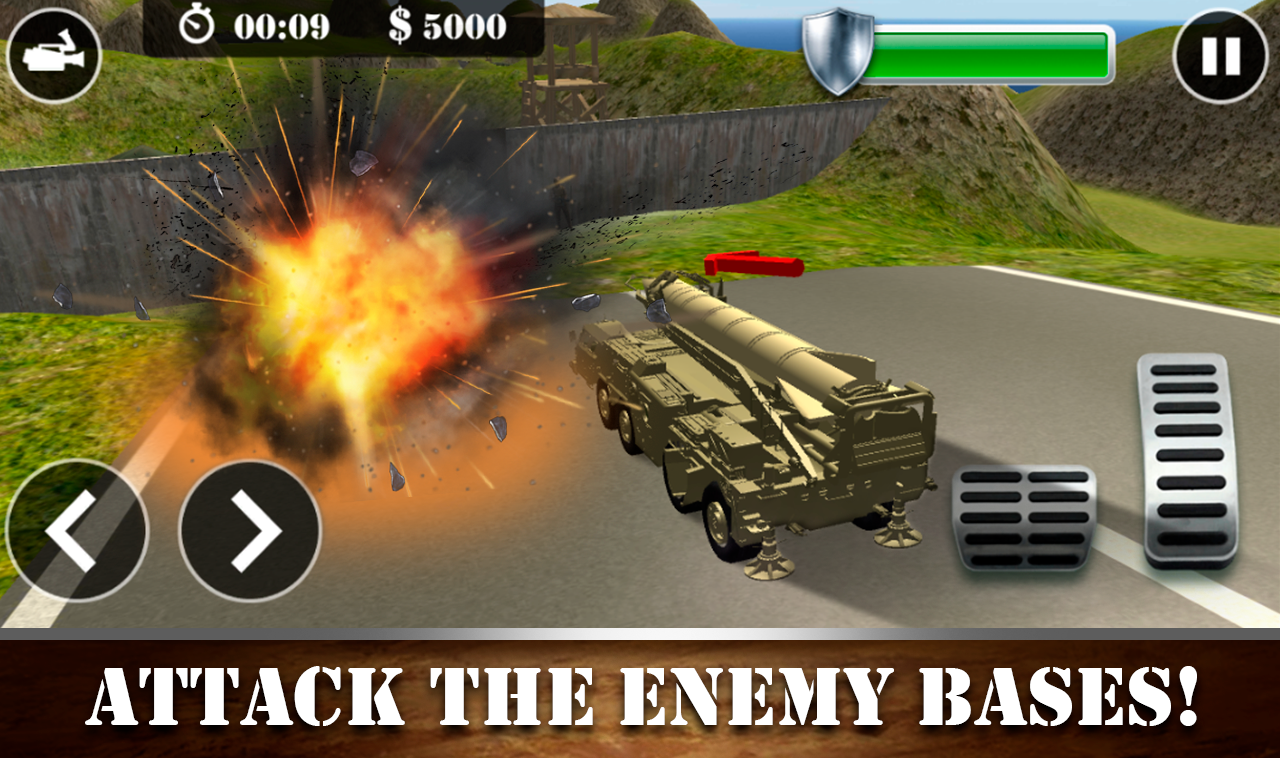 Missile Attack Army Truck 2018 Free截图1