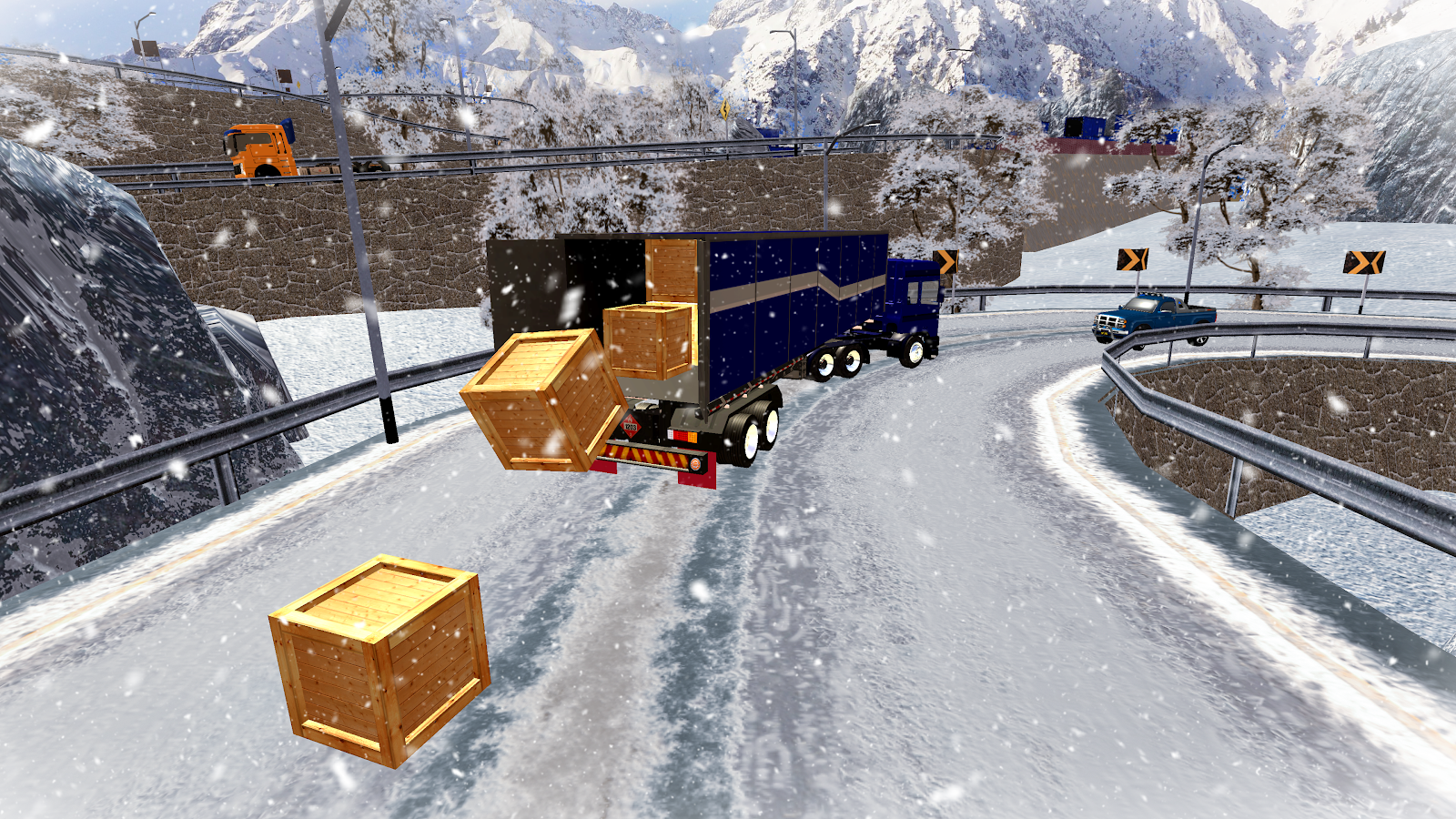 Offroad Truck Cargo Delivery Forklift Driver Game截图5